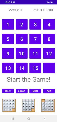 Fifteen - Screenshot 1