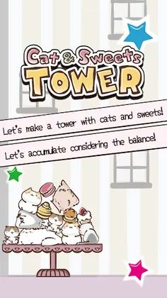 Cat & Sweets Tower -Cute kitty - Screenshot 1