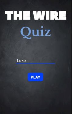 The Wire Quiz - Screenshot 1