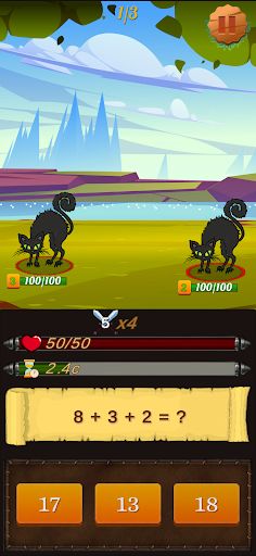 Magic math - RPG Offline - Screenshot 4