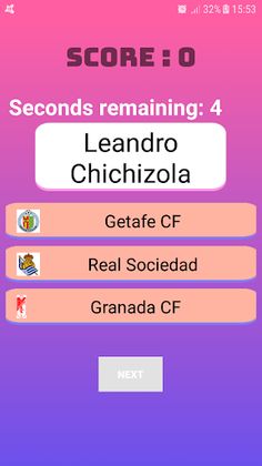 Guess The Club Of Footballers  - Screenshot 1