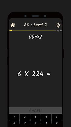 Multiplication Math Game 6X - Screenshot 4