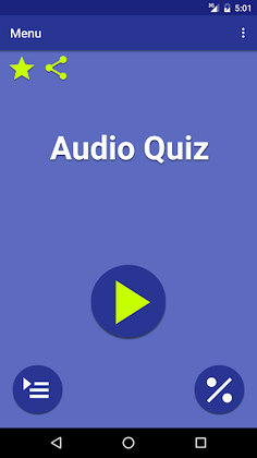 Audio Quiz - Screenshot 1