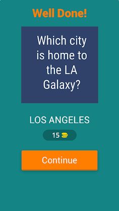 MLS Soccer Trivia Challenge - Screenshot 2