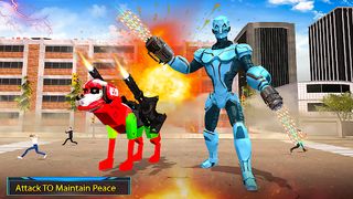 US Police Dog Robot Crime Game - Screenshot 2