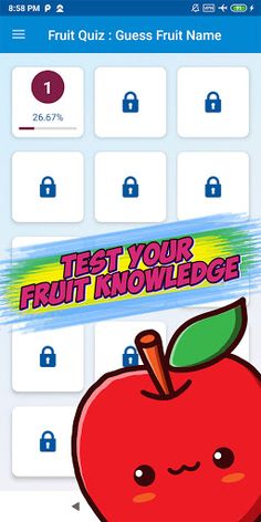 Guess the fruit name game - Screenshot 2