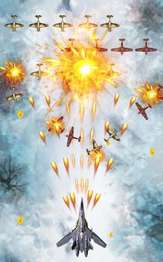 1945 Sky Force WW Airplane War - Screenshot 3