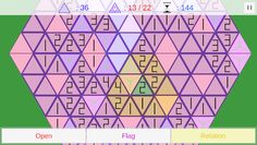 Trian - Triangle Minesweeper - Screenshot 2