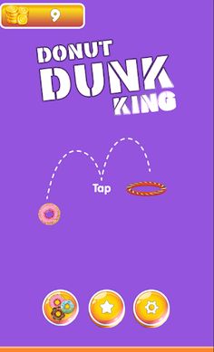 Donut Dunk King - Screenshot 1
