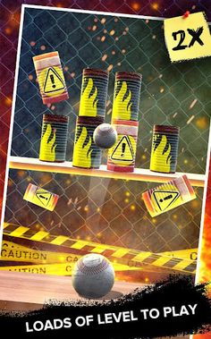 Hit & Knockdown Can Ball Shoot - Screenshot 4