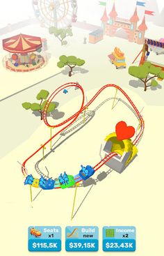 Theme Park 3D: Coaster Builder - Screenshot 1