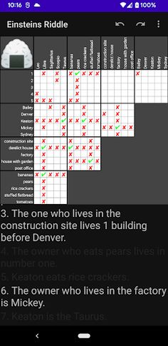 Einstein's Riddle - Screenshot 4