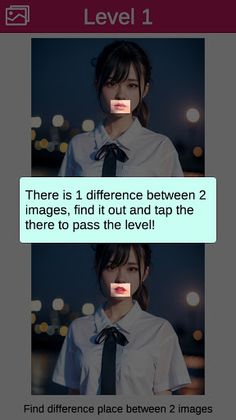 Find Difference : AI Girl - Screenshot 1