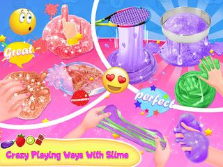 Glitter Food Makeup Slime - Ki - Screenshot 2