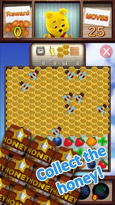 Winnie the bear Match 3. - Screenshot 2