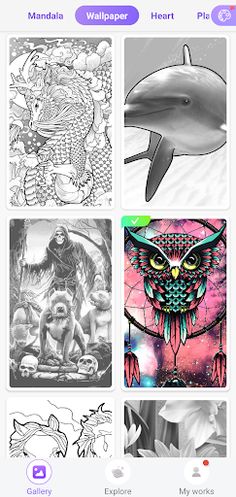 Wallpaper Paint : Color by No. - Screenshot 2