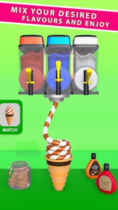 Ice Cream Making Cone ASMR - Screenshot 2