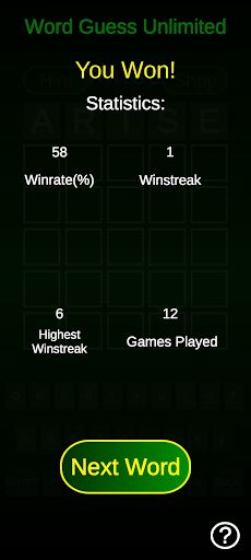 Word Guess Unlimited - Screenshot 2