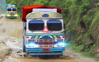 Indian Cargo Truck Driving 3D - Screenshot 2