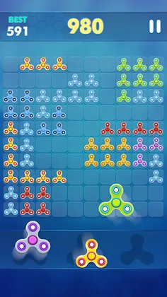Fidget Spinner Puzzle - Screenshot 1
