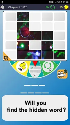 Hidden Photo - Word Game - Screenshot 2
