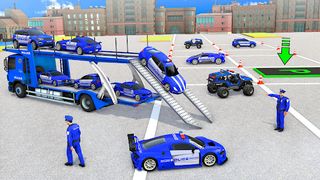 Crazy Car Transport Truck Game - Screenshot 1