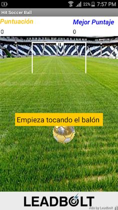 Hit Soccer Ball - Screenshot 2