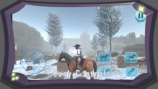 Frozen Forest Horse Riding Sim - Screenshot 2