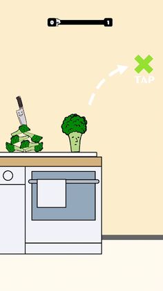 Broccoli Jump! - Screenshot 1