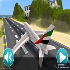 AIRPLANE FLY 3D FLIGHT PLANE - Screenshot 2