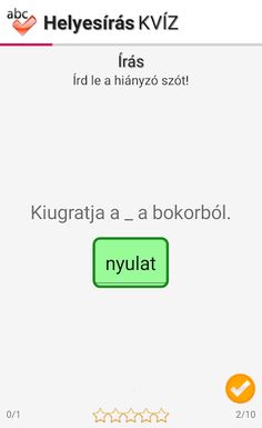 Helyesírás kvíz - Screenshot 4