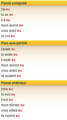 Verbe avoir - Screenshot 2