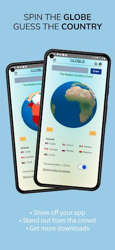 Globle - Country Guess Game - Screenshot 1