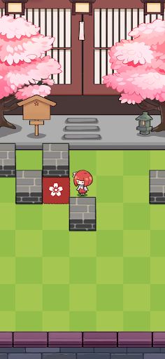 Sakura Courtyard - Sokoban - Screenshot 2
