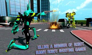 Rabbit Robot War:Bunny Robot - - Screenshot 2
