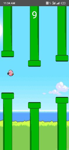 Flying Flapy Bird - 2D - Screenshot 3