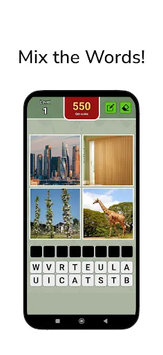 4 photos: 1 word plus - Screenshot 1