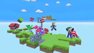 3d Blocky Parkour: Craft Race - Screenshot 1