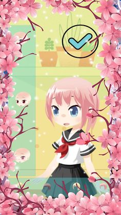 Anime Schoolgirl Avatar Maker - Screenshot 1