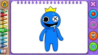 Rainbow Friend Draw & Coloring - Screenshot 3