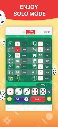 Yatzy - Best dice game - Screenshot 2