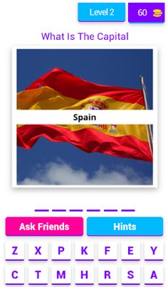 Guess The Capitals Of a World - Screenshot 3