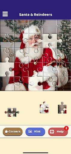 Santa and the Reindeers Puzzle - Screenshot 3