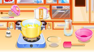 cook cake with berries games - Screenshot 2