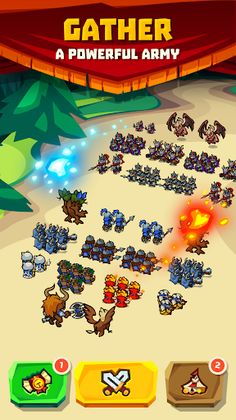 Legionlands: auto battle games - Screenshot 1