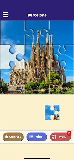 Barcelona Sightseeing Puzzle - Screenshot 2