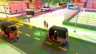 Tuk Tuk Rickshaw: 3D Game - Screenshot 1