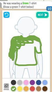 Line Up: Draw the Criminal - Screenshot 1