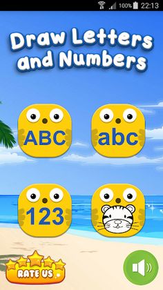 Draw Letters and Numbers ABC - Screenshot 1