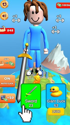 Roblock Gym Clicker: Tap Hero - Screenshot 3
